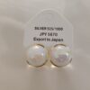 Tiny Blob Diamond Hoop Earrings