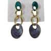 Modern Marble Drop Earrings