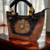 Vintage-Inspired Tan Leather Handbag