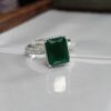 Emerald Elegance Solitaire Ring