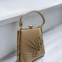 Elegant Gold Party Clutch – Premium Imported Design with Chain - Image 5
