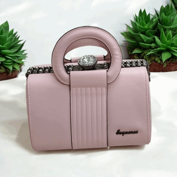 Luxury Stone-Embellished Designer Handbag
