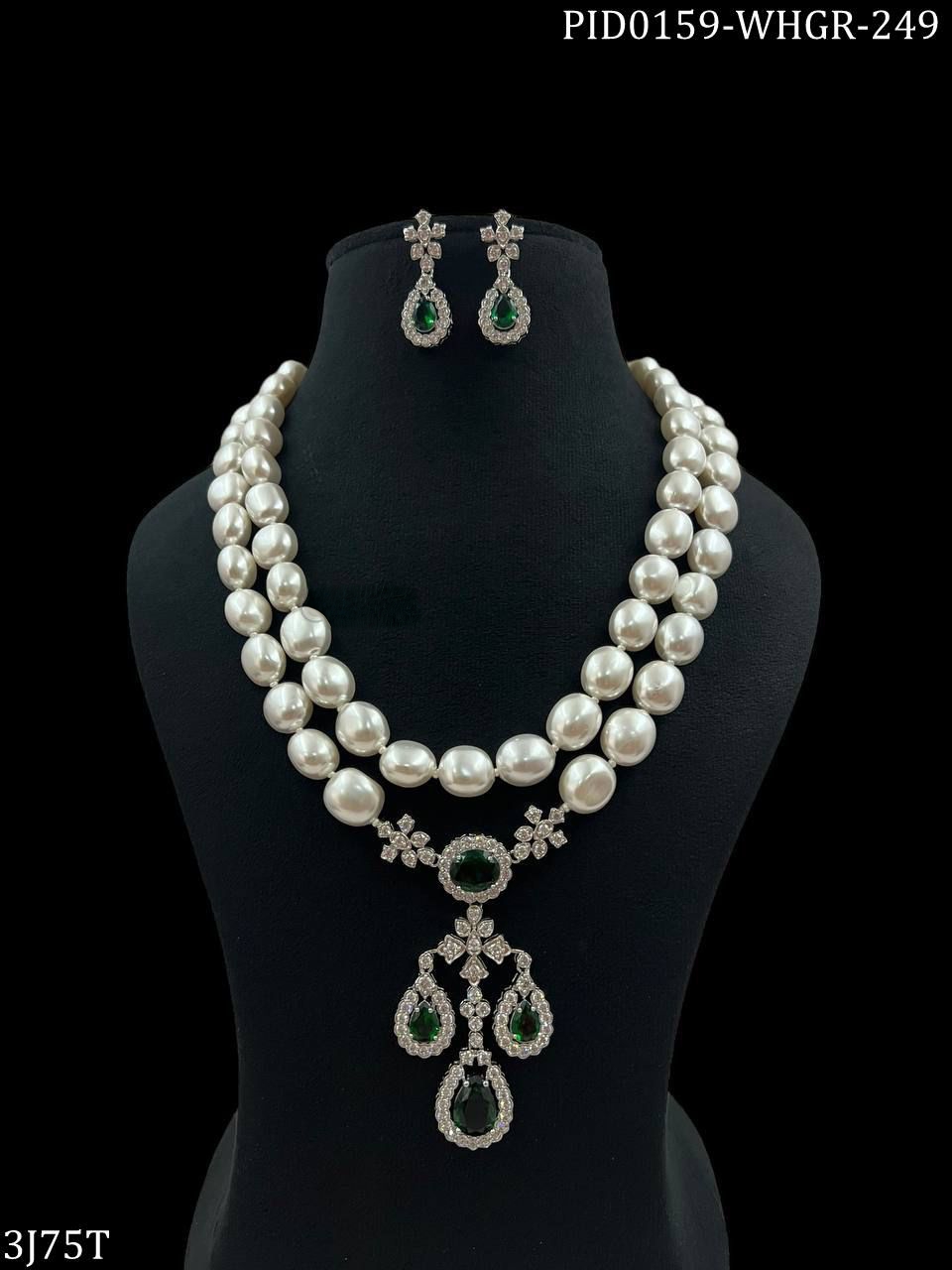 Emerald Radiance Pearl Set – By Elegant...
