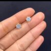 A Solitaire Stud Earrings